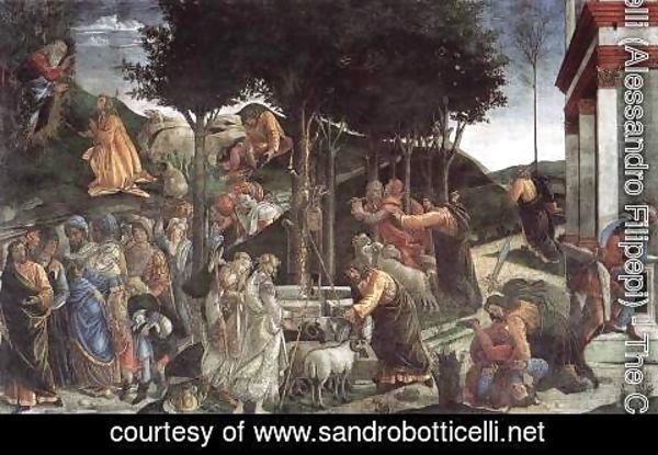 Sandro Botticelli (Alessandro Filipepi) - Scenes from the Life of Moses