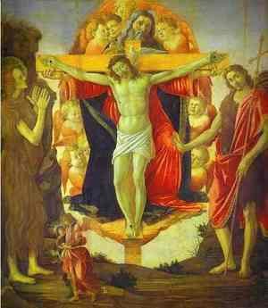 Sandro Botticelli (Alessandro Filipepi) - The Holy Trinity