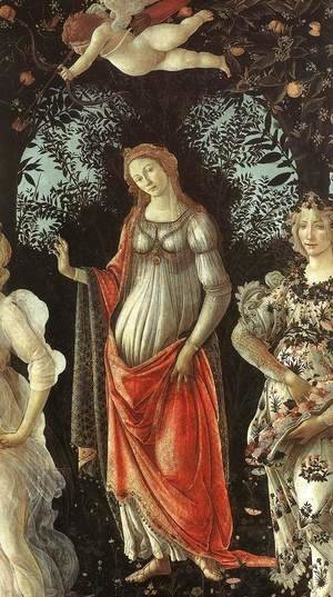 Sandro Botticelli (Alessandro Filipepi) - The Spring (detail 2)
