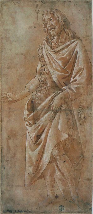 Sandro Botticelli (Alessandro Filipepi) - Saint Jean Baptiste