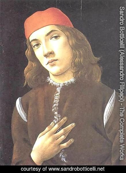 Sandro Botticelli (Alessandro Filipepi) - Portrait of a Young Man 1482-83