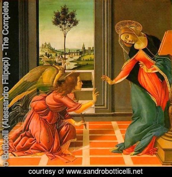 Sandro Botticelli (Alessandro Filipepi) - The Cestello Annunciation