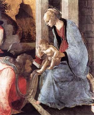 Sandro Botticelli (Alessandro Filipepi) - Adoration of the Magi (detail 2) 1465-67