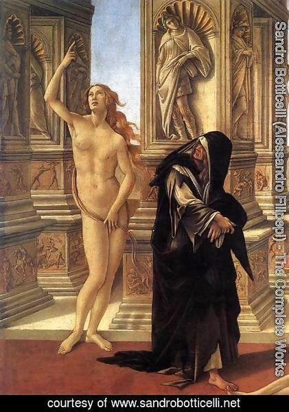 Sandro Botticelli (Alessandro Filipepi) - Calumny (detail 1) 1495