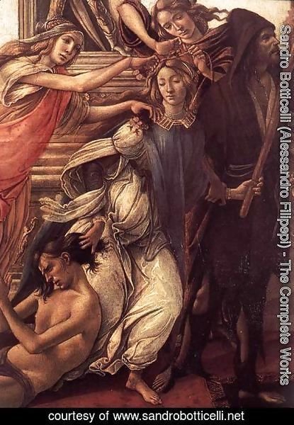 Sandro Botticelli (Alessandro Filipepi) - Calumny (detail 2) 1495