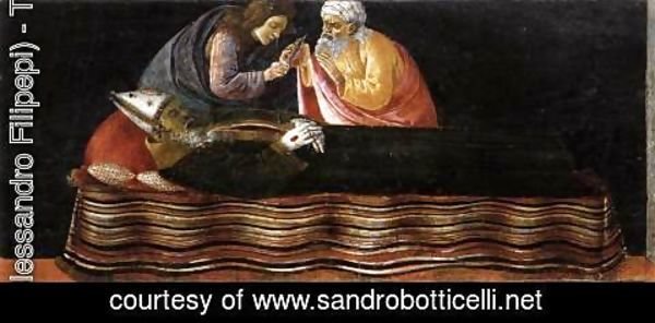 Sandro Botticelli (Alessandro Filipepi) - Extraction of St Ignatius' Heart c. 1488
