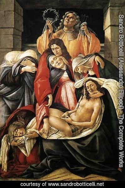 Sandro Botticelli (Alessandro Filipepi) - Lamentation over the Dead Christ c. 1495