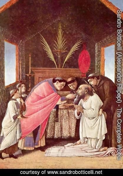 Sandro Botticelli (Alessandro Filipepi) - Last Communion of St Jerome c. 1495