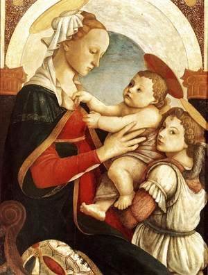Madonna and Child with an Angel 1465-67