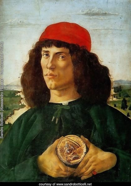 Portrait of a Man with a Medal of Cosimo the Elder c. 1474