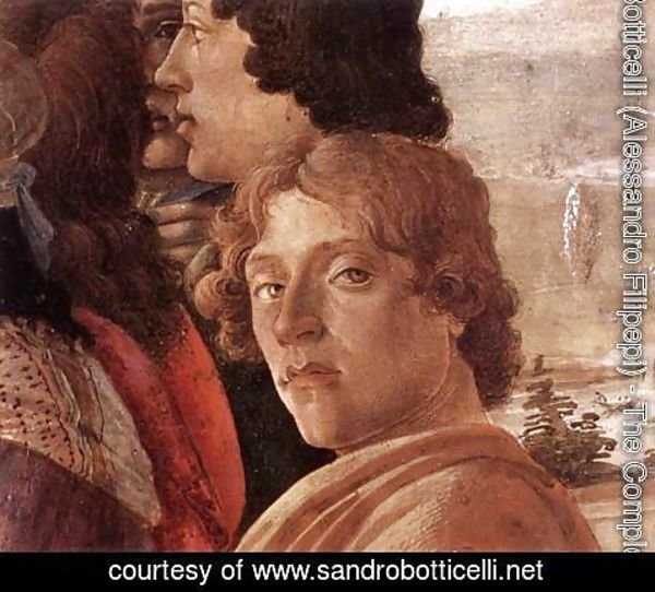 Sandro Botticelli (Alessandro Filipepi) - The Adoration of the Magi (detail 3) c. 1475