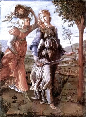 Sandro Botticelli (Alessandro Filipepi) - The Return of Judith to Bethulia c. 1472
