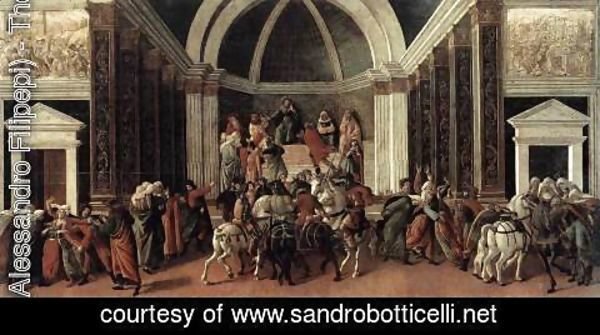 Sandro Botticelli (Alessandro Filipepi) - The Story of Virginia 1496-1504