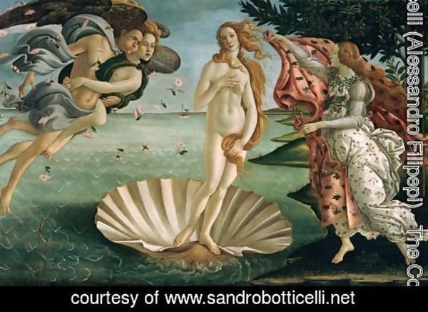 Sandro Botticelli (Alessandro Filipepi) - Birth of Venus (La Nascita di Venere)