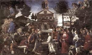 Sandro Botticelli (Alessandro Filipepi) - The Temptation of Christ