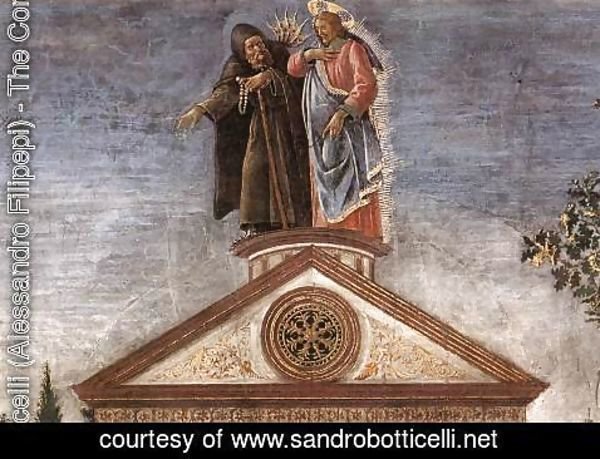 Sandro Botticelli (Alessandro Filipepi) - The Temptation of Christ [detail: 5]