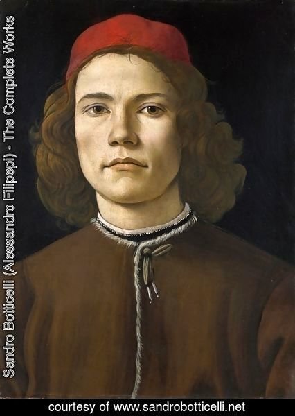Sandro Botticelli (Alessandro Filipepi) - Portrait of a Young Man