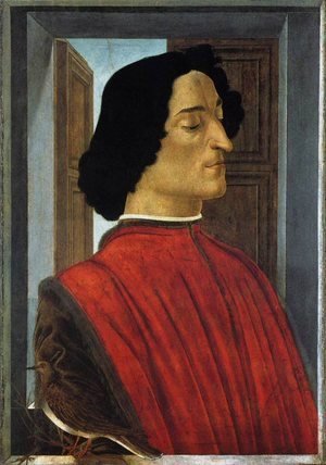 Sandro Botticelli (Alessandro Filipepi) - Portrait of Giuliano de' Medici