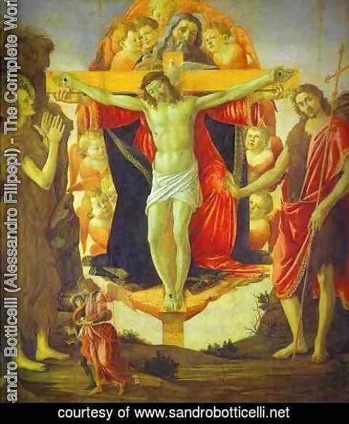 Sandro Botticelli (Alessandro Filipepi) - The Holy Trinity