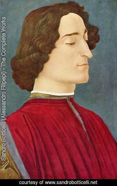 Sandro Botticelli (Alessandro Filipepi) - Portrait of Giuliano de' Medici 3