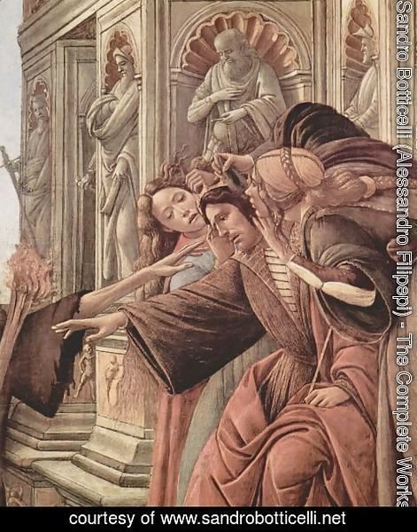 Sandro Botticelli (Alessandro Filipepi) - Calumny of Apelles (detail 3)