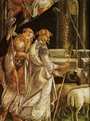 Sandro Botticelli (Alessandro Filipepi) - Evidence of Moises (detail)