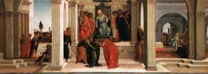 Sandro Botticelli (Alessandro Filipepi) - Three Scenes from the Story of Esther