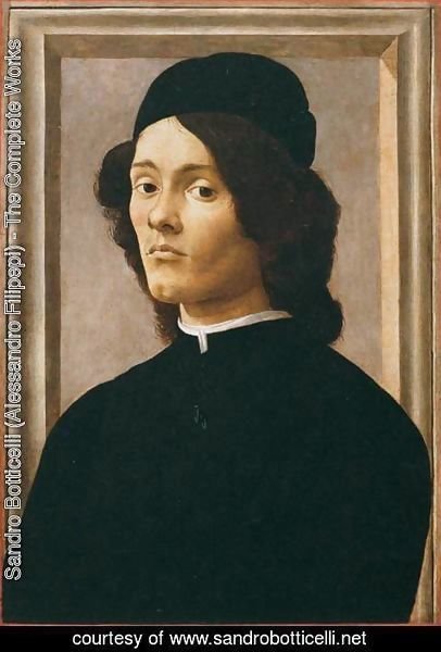 Sandro Botticelli (Alessandro Filipepi) - Portrait of a Youth