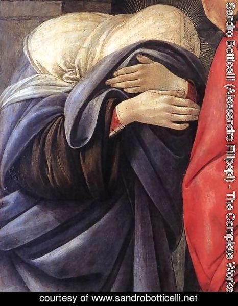 Sandro Botticelli (Alessandro Filipepi) - Lamentation over the Dead Christ (detail)