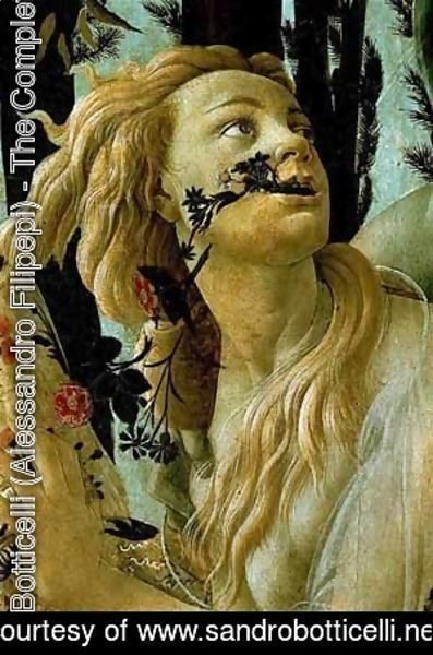 Sandro Botticelli (Alessandro Filipepi) - La Primavera Allegory Of Spring (Detail) 1477-78