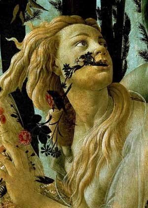 Sandro Botticelli (Alessandro Filipepi) - La Primavera Allegory Of Spring (Detail) 1477-78