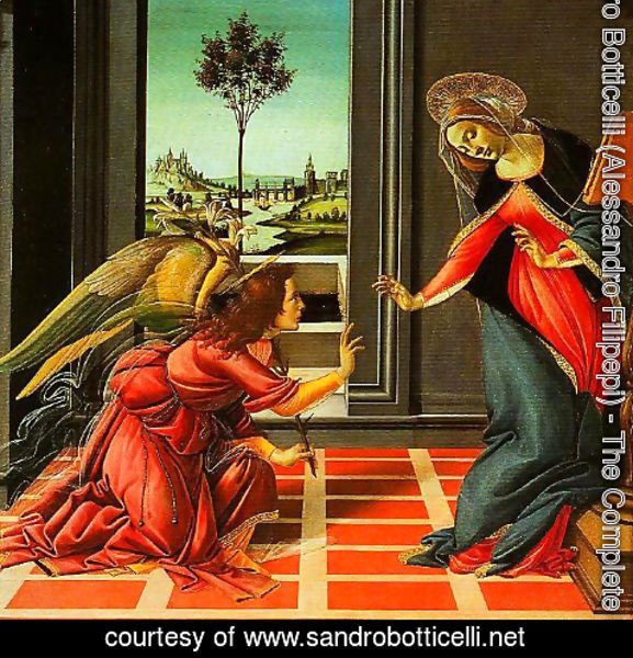 Sandro Botticelli (Alessandro Filipepi) - The Annuciation