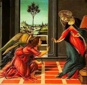 Sandro Botticelli (Alessandro Filipepi) - The Annuciation