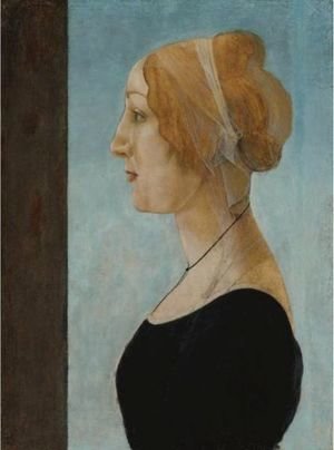 Sandro Botticelli (Alessandro Filipepi) - Profile Portrait Of A Woman
