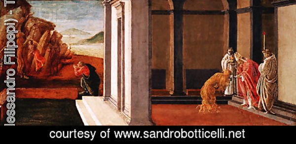 Sandro Botticelli (Alessandro Filipepi) - The Last Moments of Saint Mary Magdalene