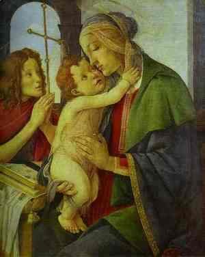 Sandro Botticelli (Alessandro Filipepi) - The Virgin and Child with the Infant St. John