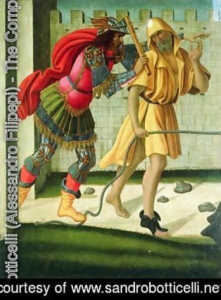 Sandro Botticelli (Alessandro Filipepi) - Figures on the Road to Calvary