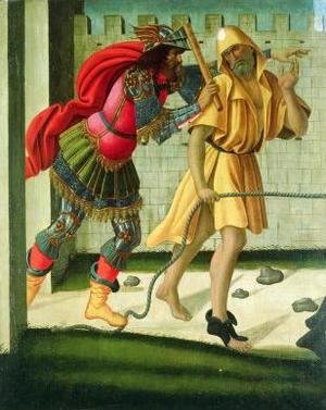 Sandro Botticelli (Alessandro Filipepi) - Figures on the Road to Calvary