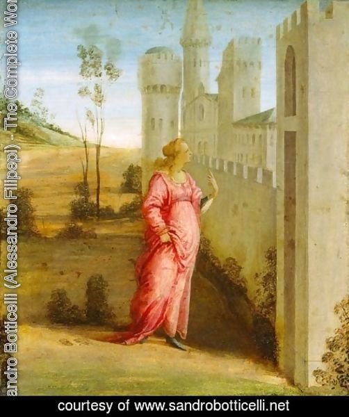 Sandro Botticelli (Alessandro Filipepi) - Workshop of Esther at the Palace Gate