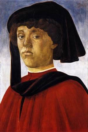 Sandro Botticelli (Alessandro Filipepi) - Portrait of a Young Man c. 1469