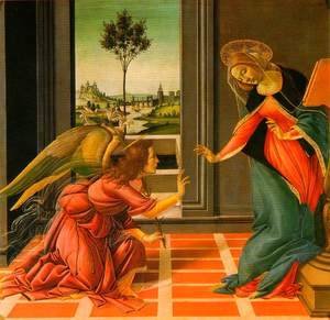 Sandro Botticelli (Alessandro Filipepi) - The Cestello Annunciation