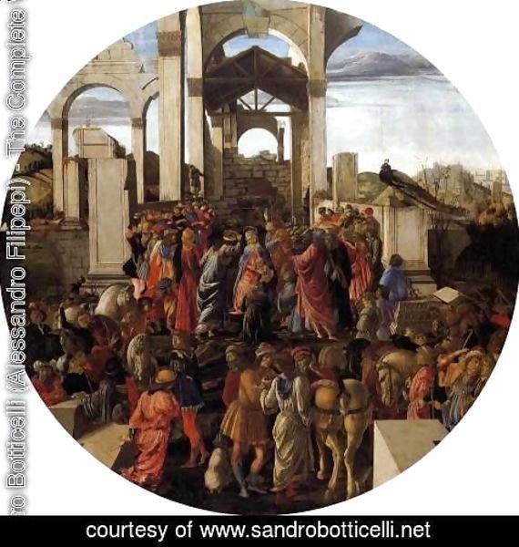 Sandro Botticelli (Alessandro Filipepi) - Adoration of the Magi 1470-75