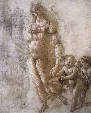 Sandro Botticelli (Alessandro Filipepi) - Allegory of Abundance 1480-85