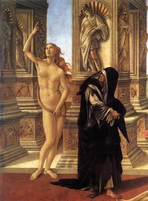 Sandro Botticelli (Alessandro Filipepi) - Calumny (detail 1) 1495