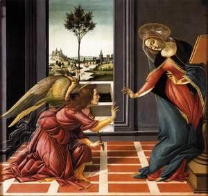 Sandro Botticelli (Alessandro Filipepi) - Cestello Annunciation 1489-90