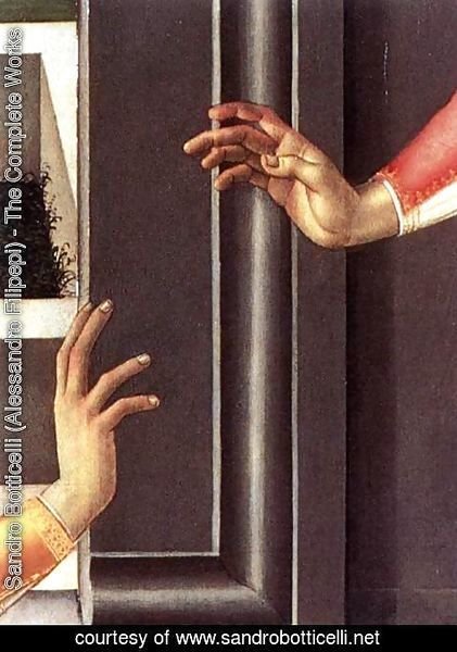 Sandro Botticelli (Alessandro Filipepi) - Cestello Annunciation (detail 2)