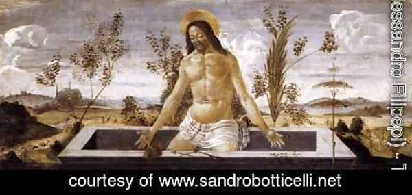 Sandro Botticelli (Alessandro Filipepi) - Christ in the Sepulchre c. 1488