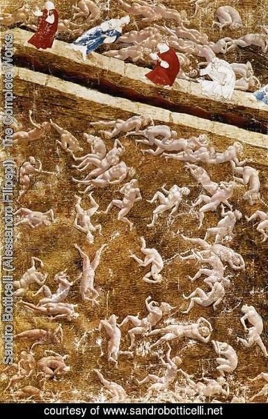 Sandro Botticelli (Alessandro Filipepi) - Illustration to the Divine Comedy (Inferno) 1480s