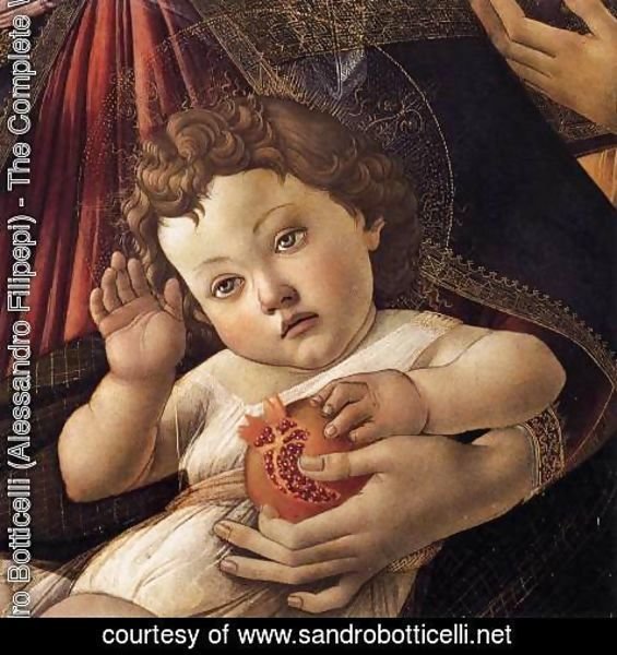 Sandro Botticelli (Alessandro Filipepi) - Madonna of the Pomegranate (detail) c. 1487