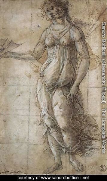 Sandro Botticelli (Alessandro Filipepi) - Pallas c. 1490